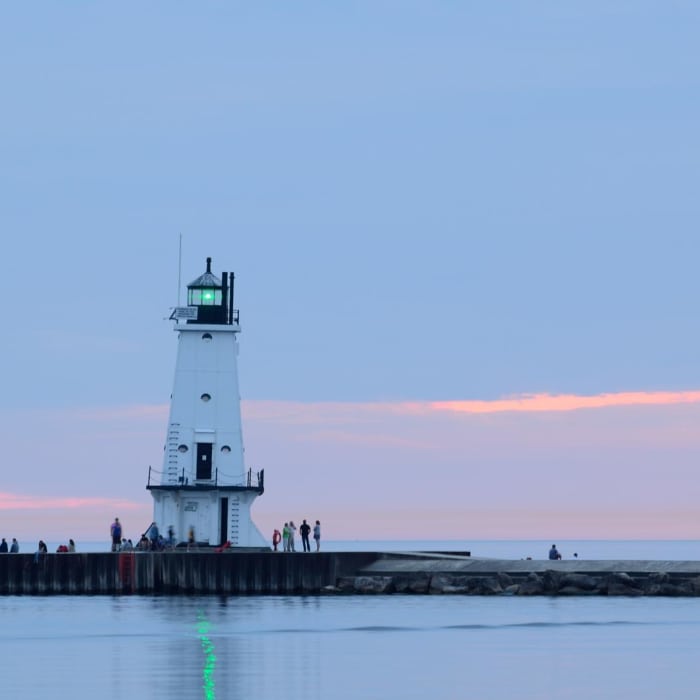 Near Ludington North Breakwater Light Near Ludington North Breakwater Light