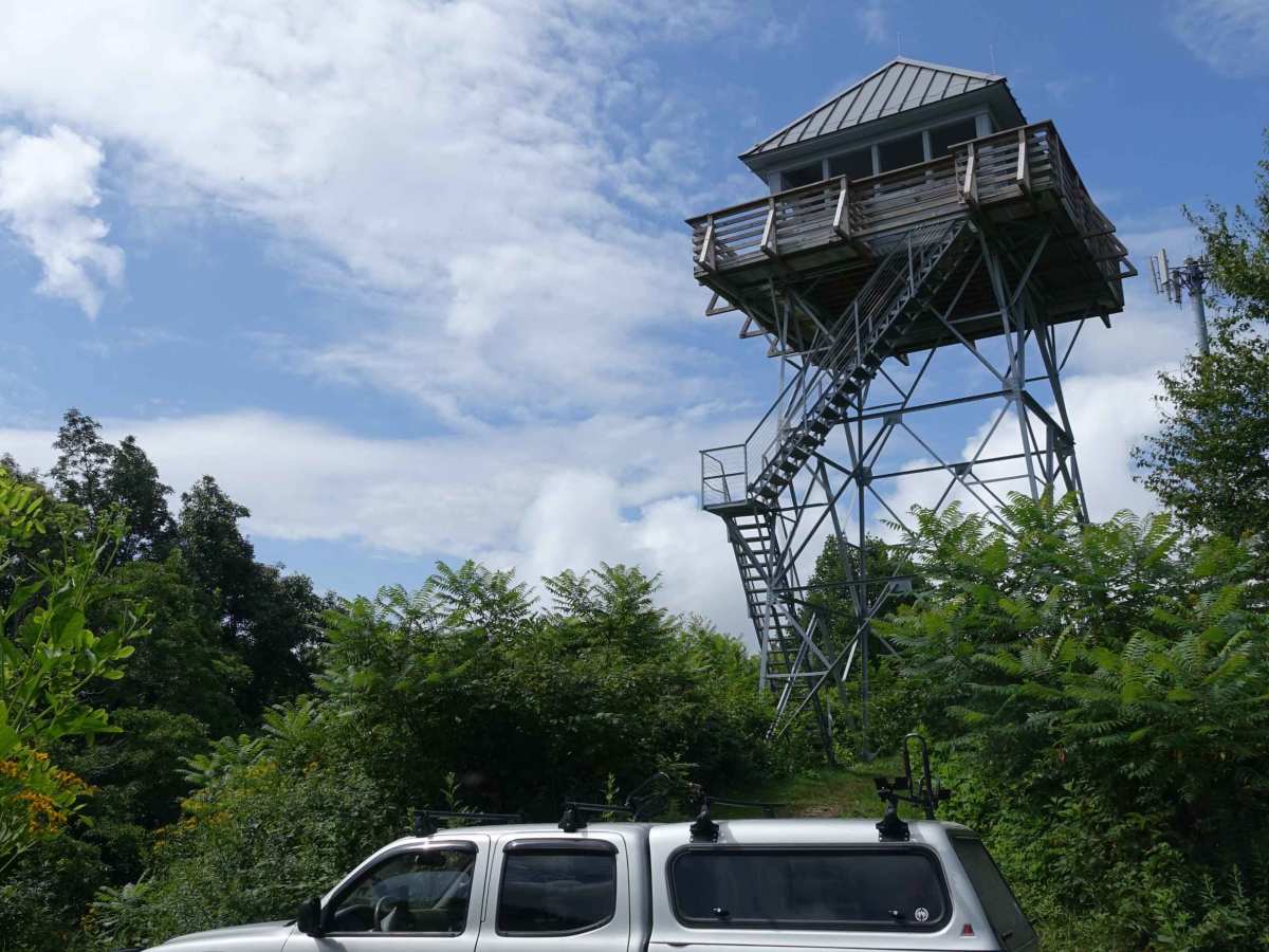 Rich Mountain Lookout trail photo