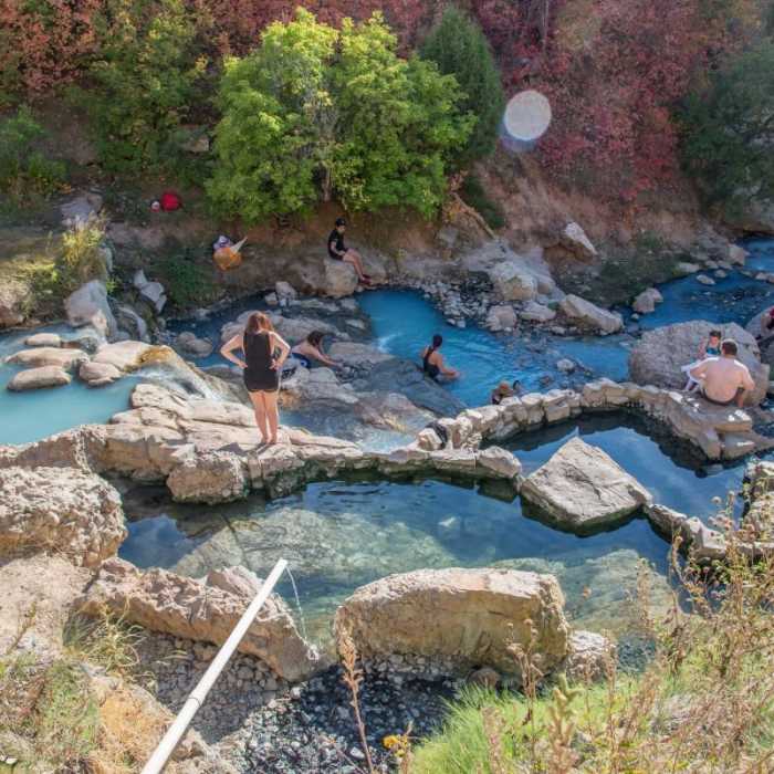 Near Fifth Water Hot Springs