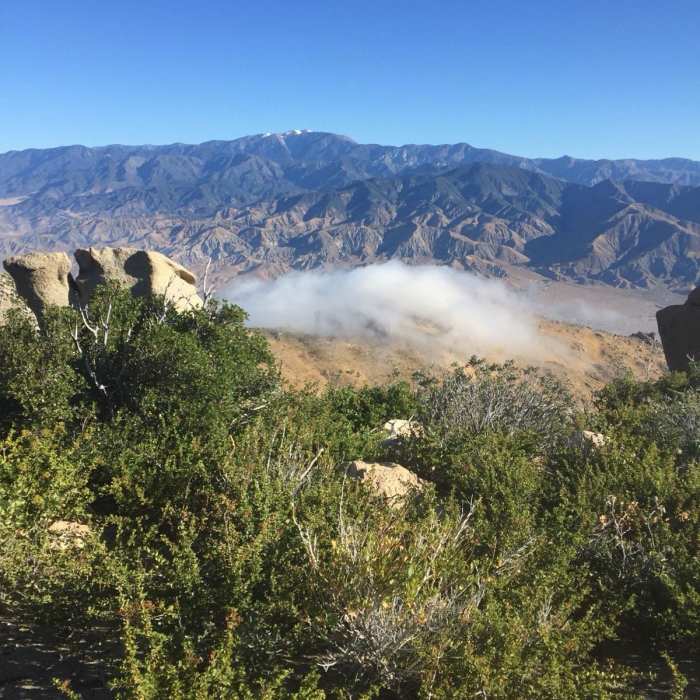 Near Fuller Ridge to San Jacinto