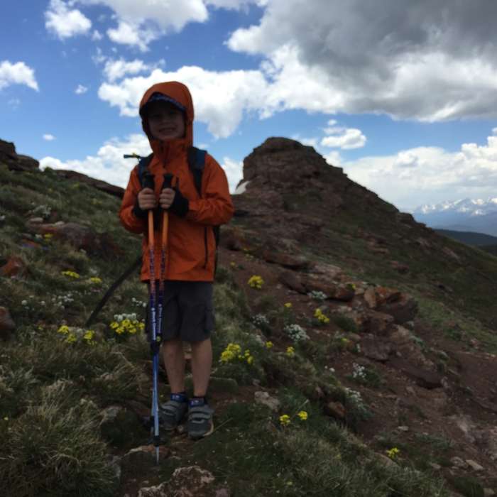 Approach to Pt 12370 in the background Near Ptarmigan Pass East Side Pt 12,370