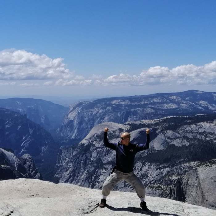 Near Clouds Rest from Tenaya Lake