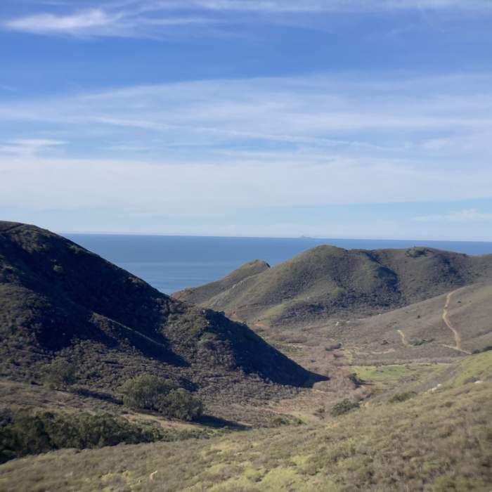 View to the Farallon islands from Wolf Ridge Near Wolf Ridge Trail