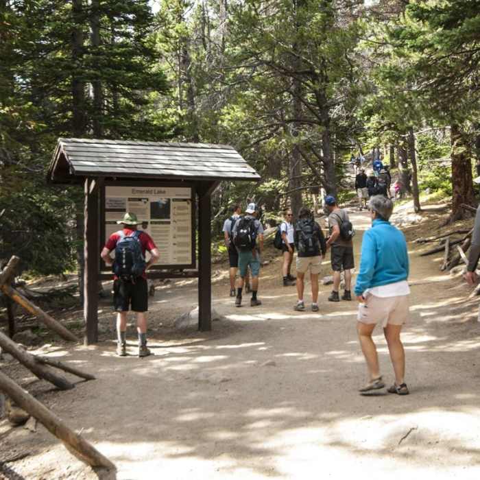 Near Lake Haiyaha Hike