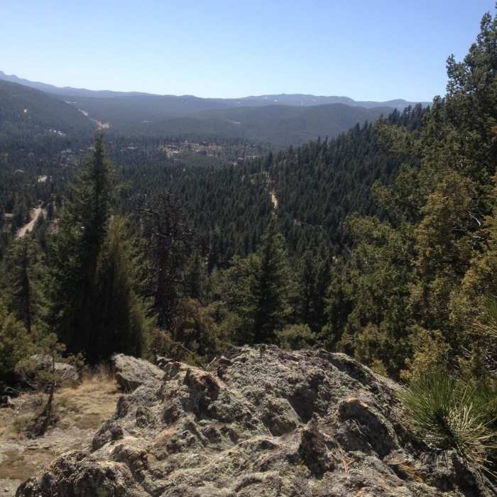 Looking southeast from Evergreen Mountain Trail. Near Evergreen Mountain Trail