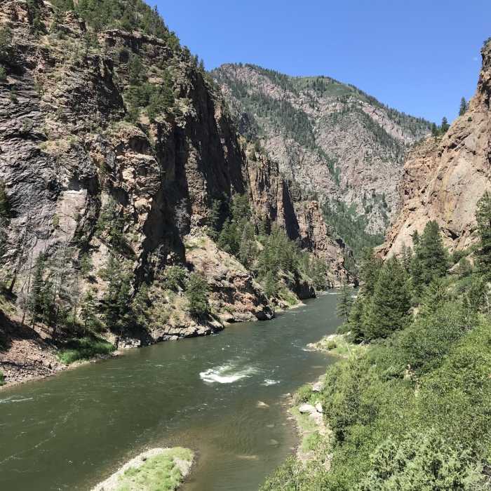 Looking Downstream Near Mesa Creek Trail