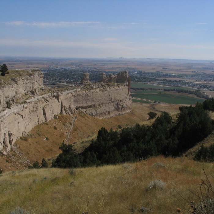 Scotts Bluff National Monument, Nebraska Near Saddle Rock Trail