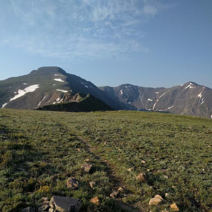 Near James Peak (13,294') from Corona Pass Road