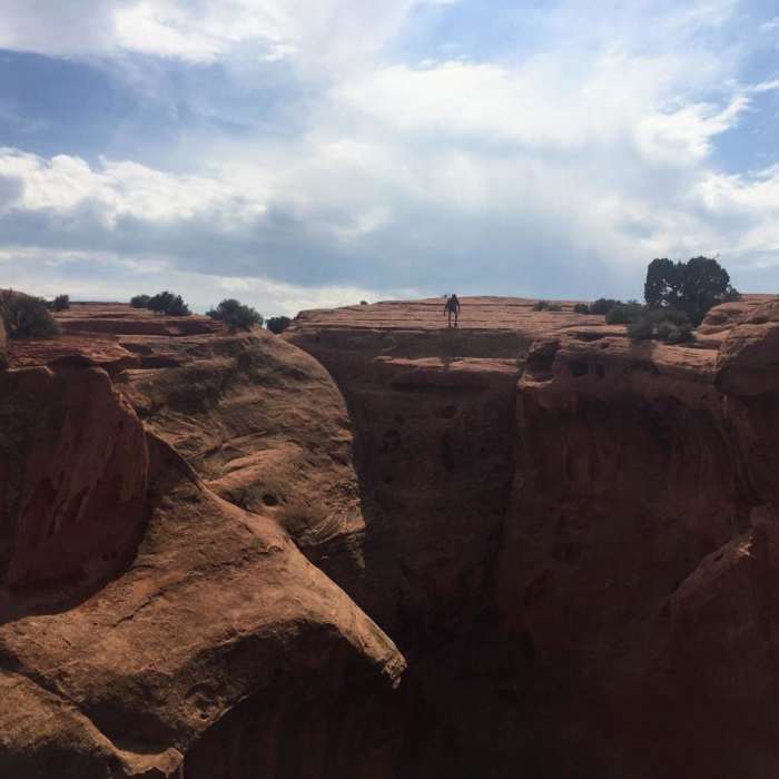 Near Frying Pan Trail to Cassidy Arch