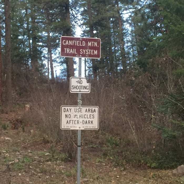 Near Canfield Mountain Loop