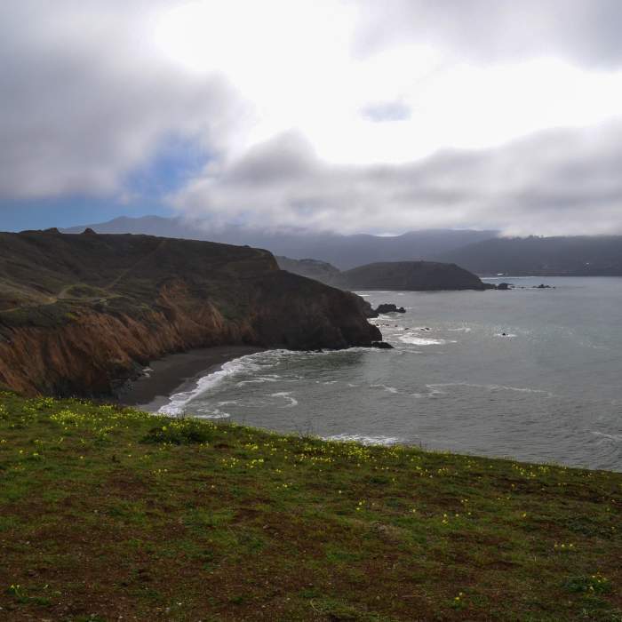 Near California Coastal Trail: Mori Point