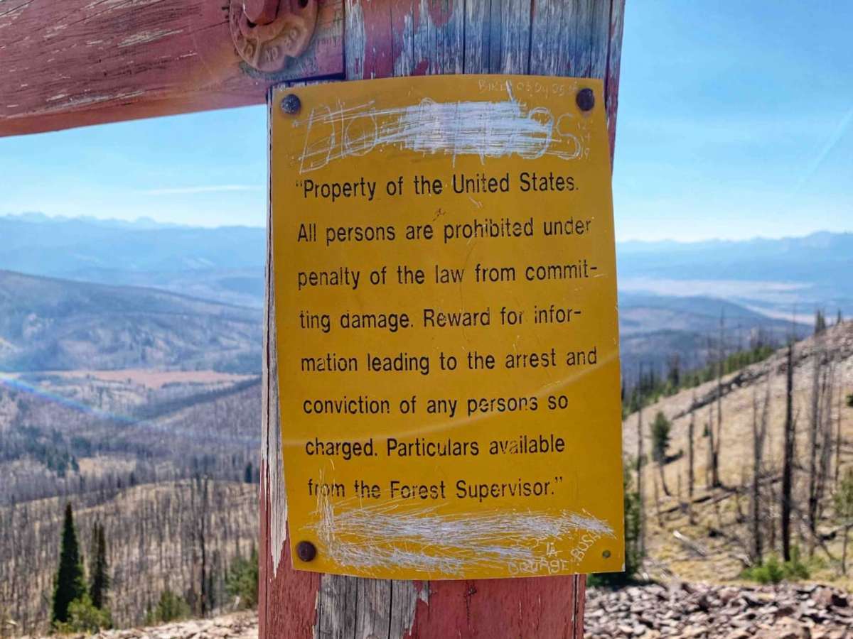 Basin Butte Lookout Tower trail photo