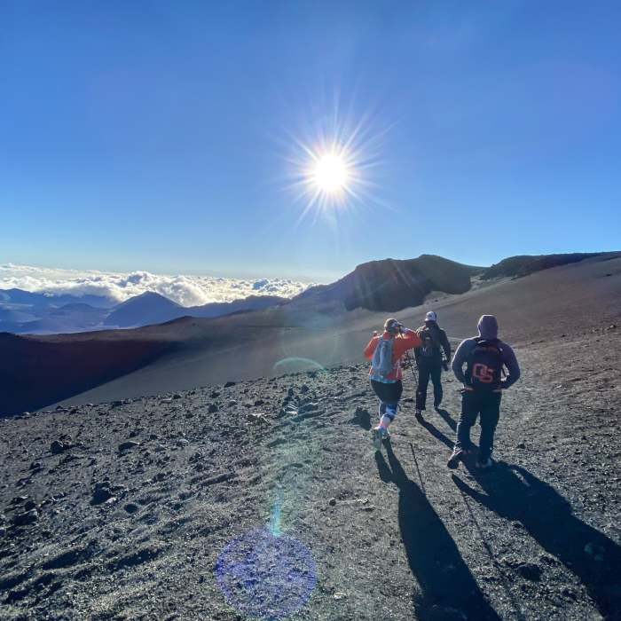 Near Haleakala Crater - Sliding Sands Trail to Halemau'u Trailhead