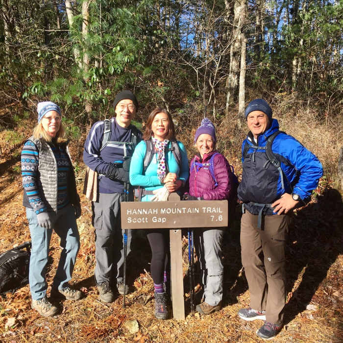 Trailhead on Parson Branch Road, Nov. 28, 2018. Near Gregory Bald Out and Back