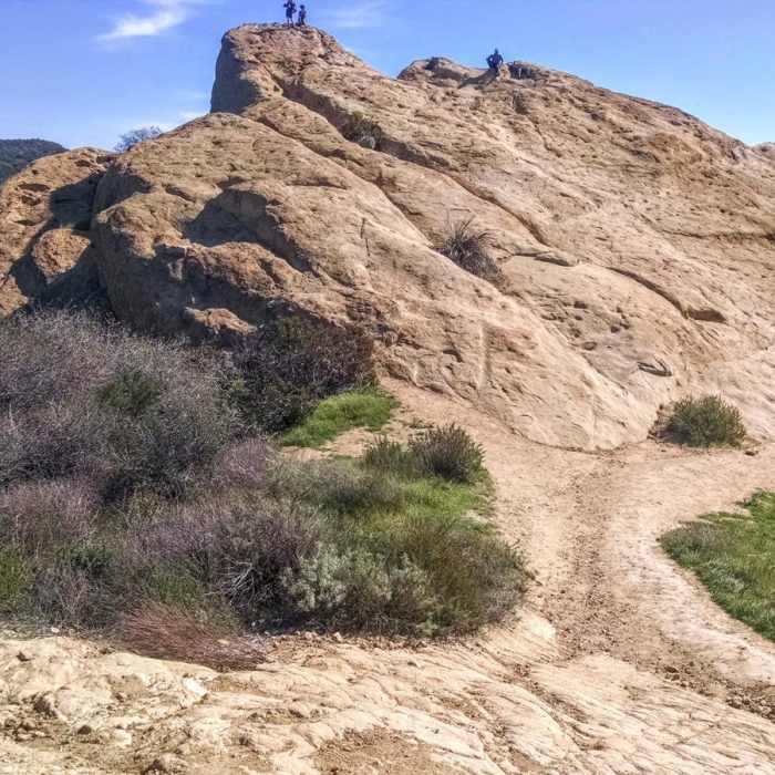 Near Santa Ynez Canyon Trail to Eagle Rock