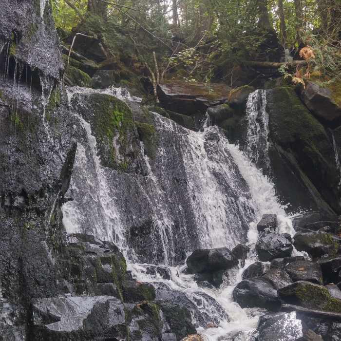 Bridal Falls. Near Crab Lake Trail to Bridal Falls