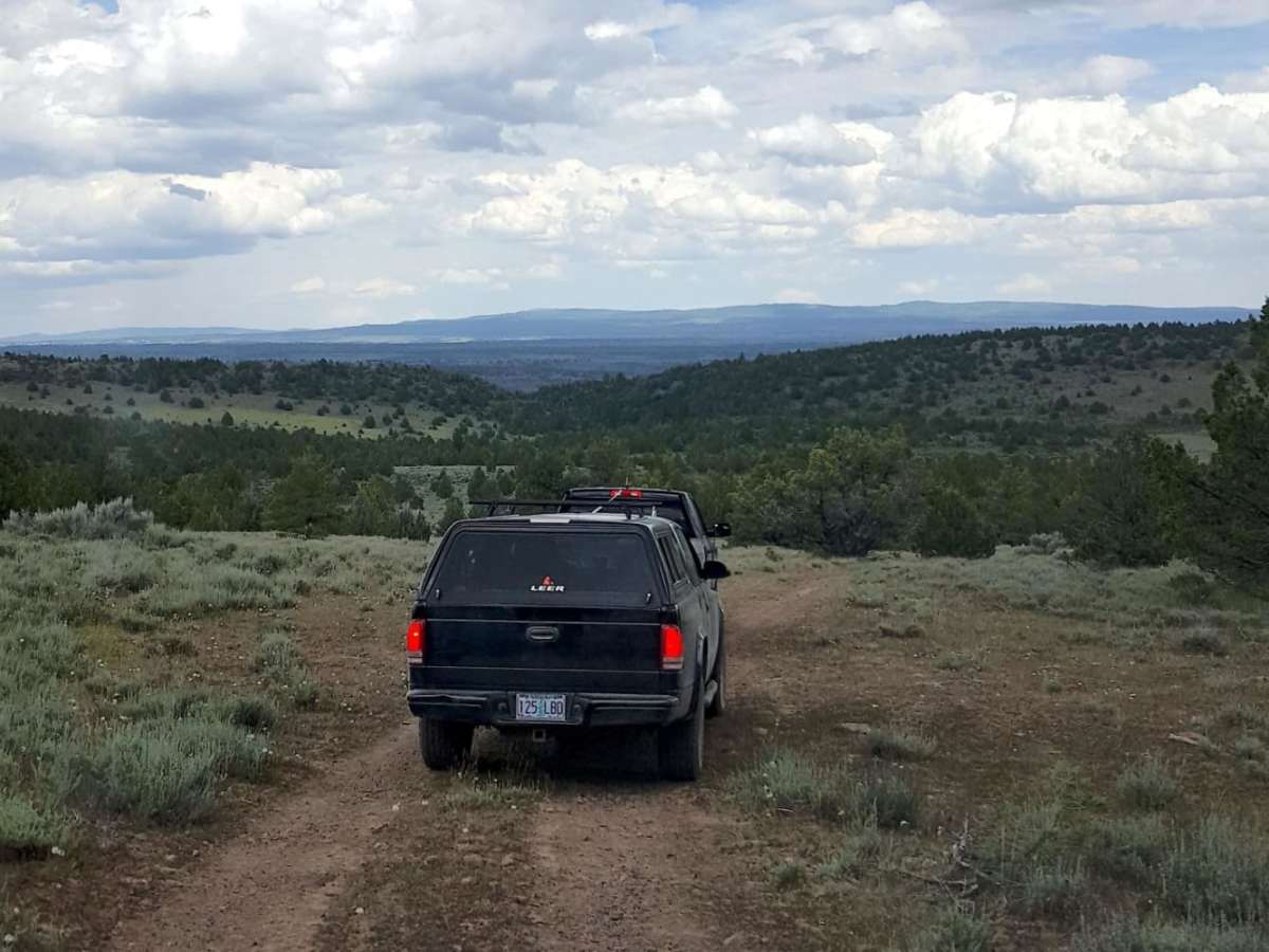Triple Spring Obsidian Mine trail photo