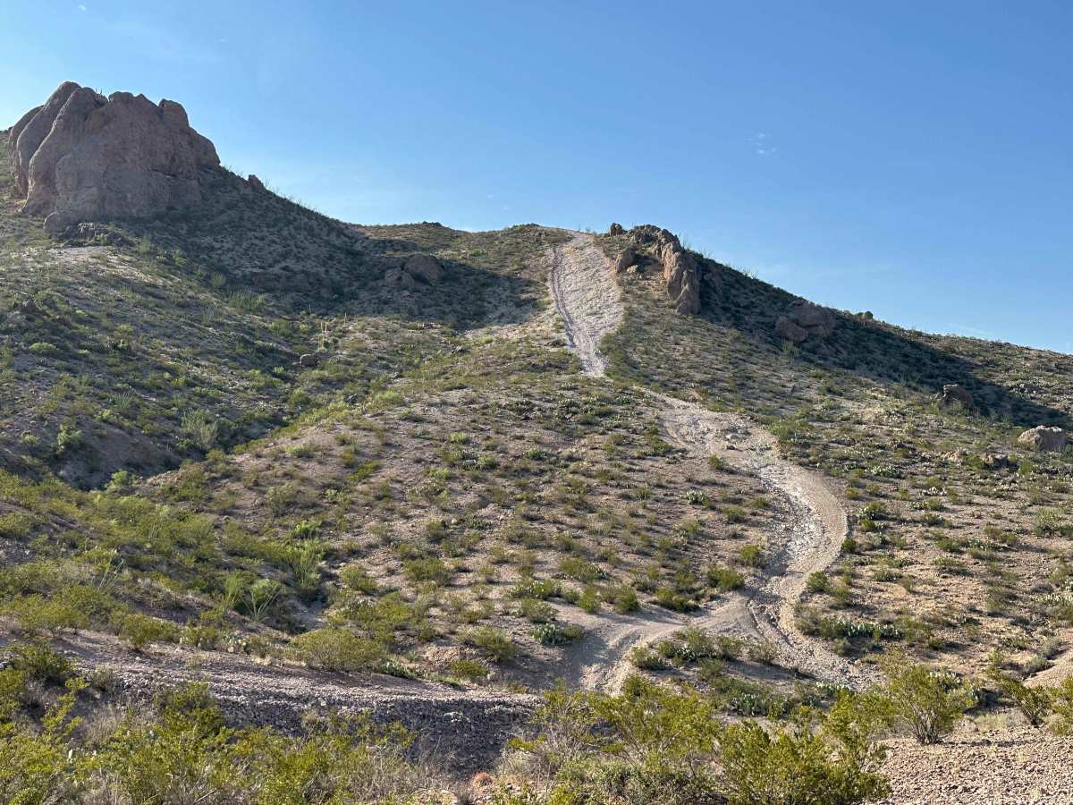 Steep Rock Face Climb trail photo