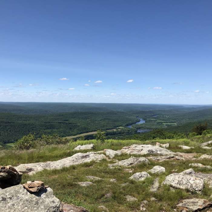 On the highest point - from here we headed back Near AT / Kaiser Trail / Coppermine Trail