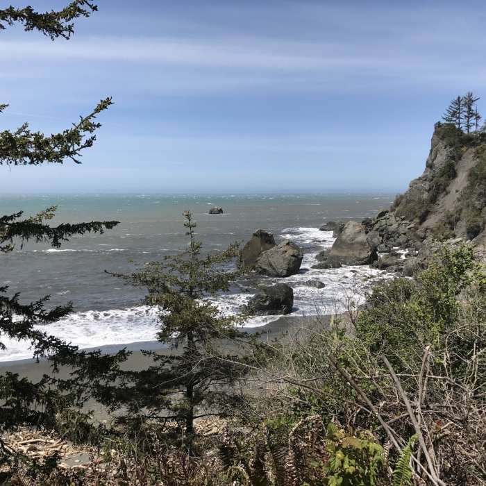 The view from Klamath Beach is stunning. Near Klamath Beach Trail