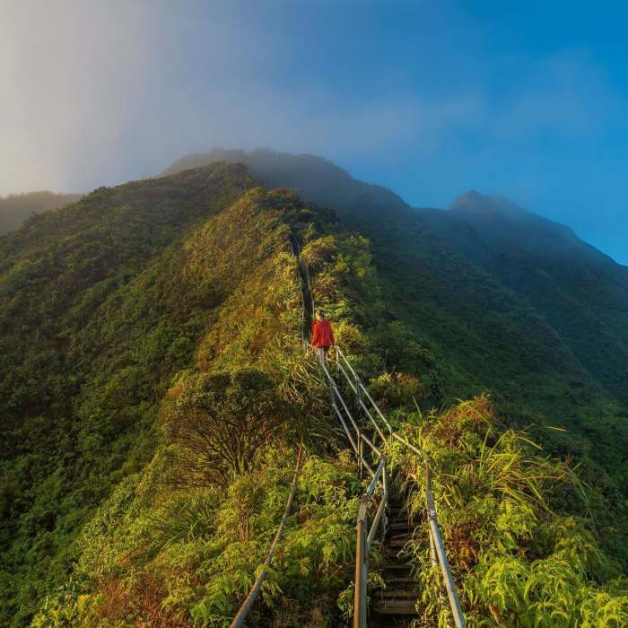 Haiku Stairs, Kaneohe, United States Near Moanalua Valley Trail