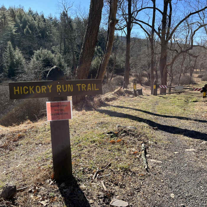 Near Hickory Run - Fireline - Skyline Loop