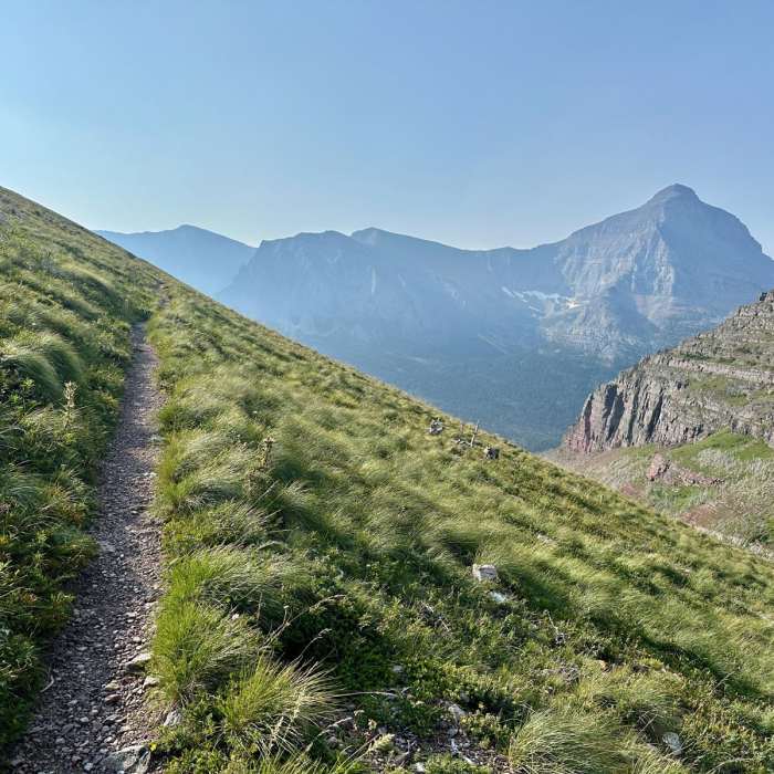 Near Continental Divide Trail: Siyeh Pass Alternate