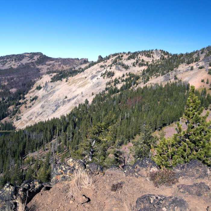 Near Slide Lake via High Lake