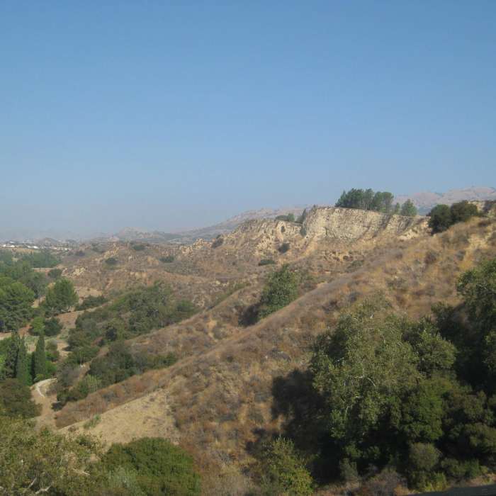 View along the bluffs, back towards Tampa Avenue Near Palisades Trail