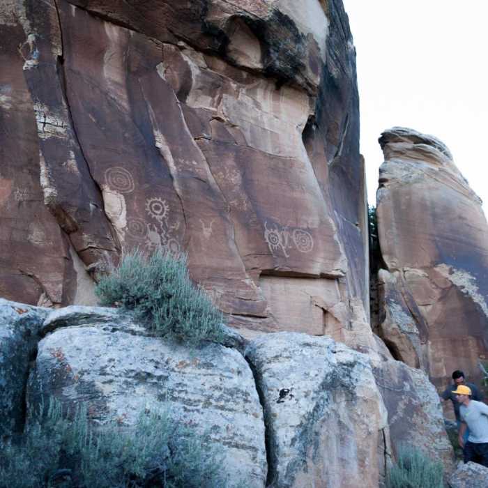 Near McConkie Ranch Petroglyphs