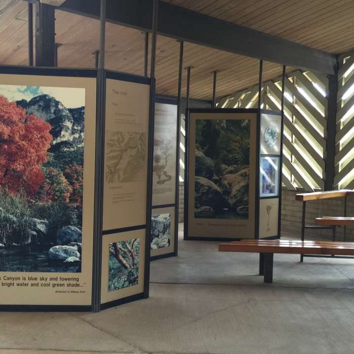 Starting point at the Visitor Center. Near McKittrick Canyon Nature Trail
