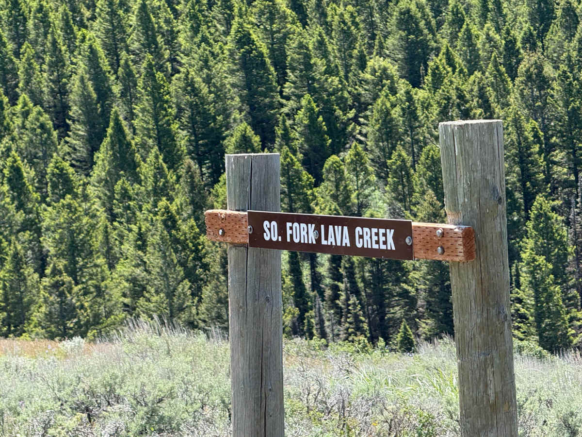 South Fork Lava Creek trail photo