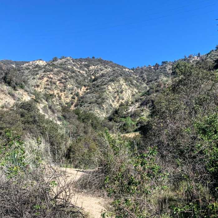 Near Eaton Canyon to Mount Wilson