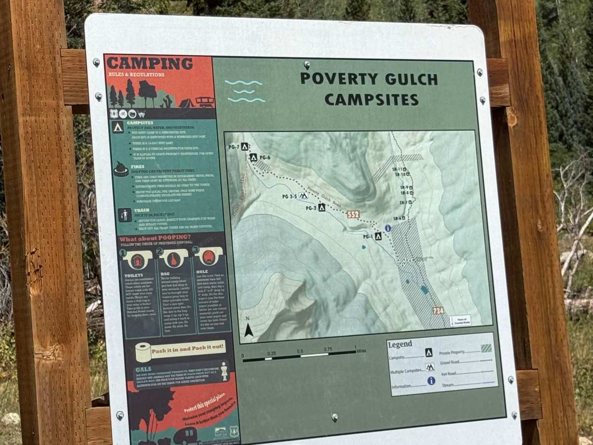 Poverty Gulch trail photo