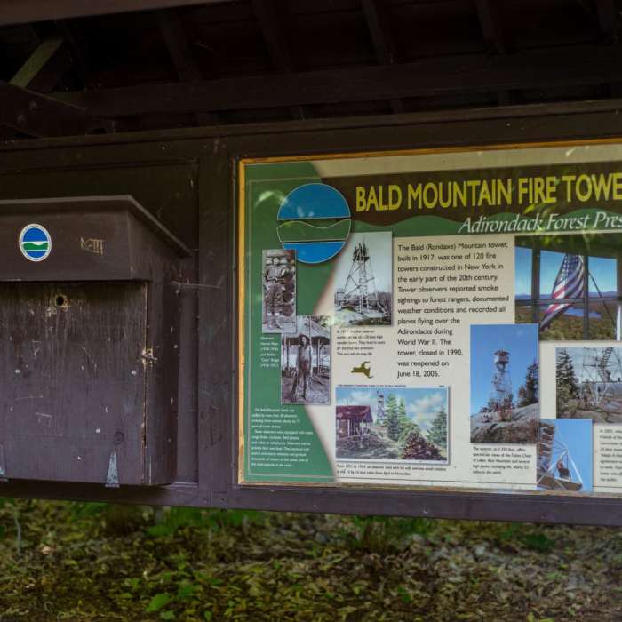 Near Bald Mountain + Rondaxe Fire Tower Near Bald Mountain + Rondaxe Fire Tower
