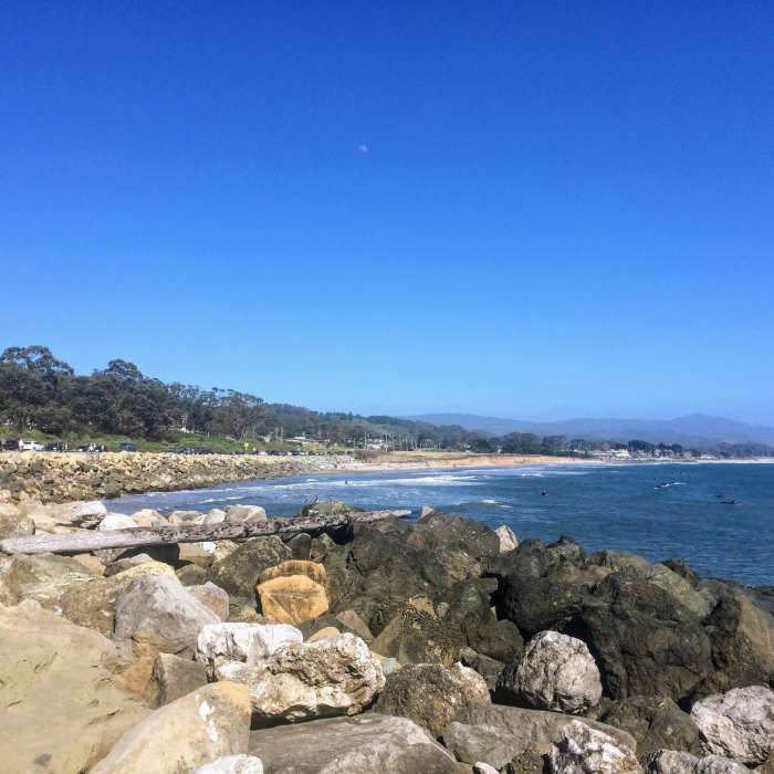 Beach view Near Coastal Trail: Miramar to Half Moon Bay
