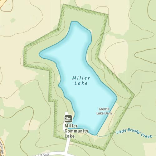 Miller Lake, Missouri Fishing Map, Species & Public Access | onX Fish