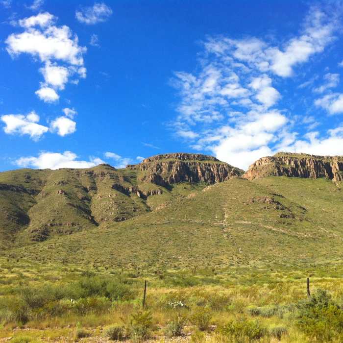 Texas mountains Near Lone Oak Trail