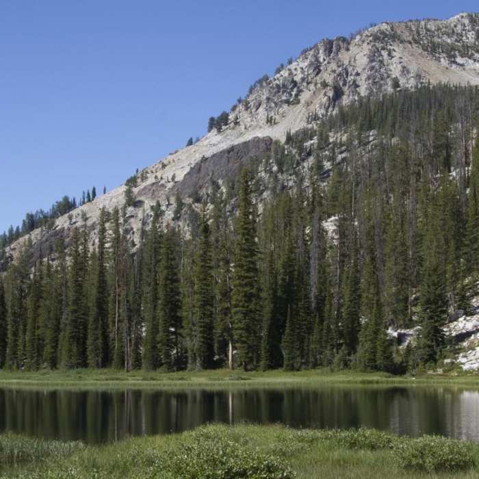 Near Middle Fork of the Boise River, Rock Creek Canyon and Timpa Lake Near Middle Fork of the Boise River, Rock Creek Canyon and Timpa Lake