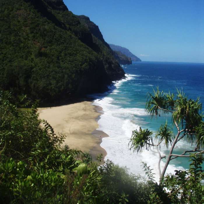 Near Kalalau to Hanakapia'i Beach Near Kalalau to Hanakapia'i Beach