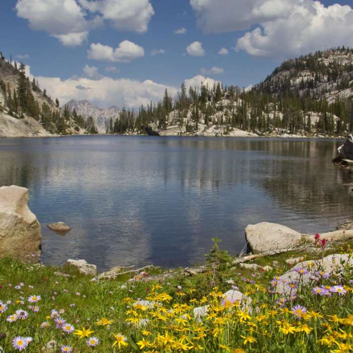Near South Fork of the Payette River, Ardeth Lake and the Spangle Divide