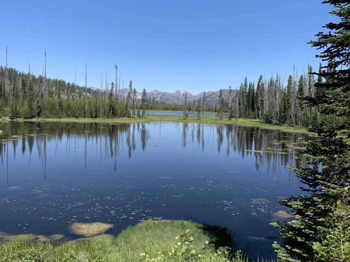 Fish Lake - Twin Lakes trail photo