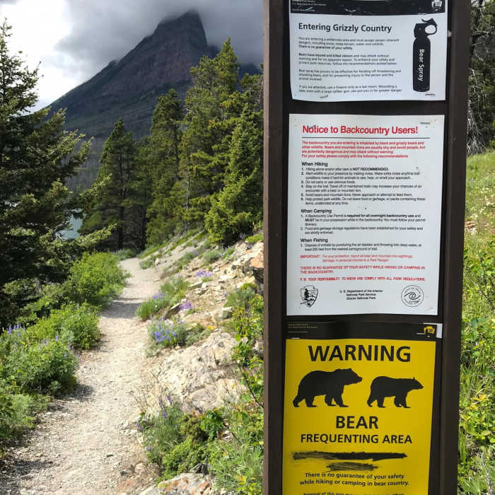 Near Saint Mary Falls from Sun Point
