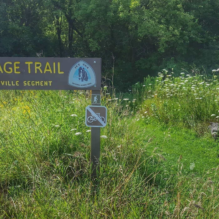 North Entrance Near Ice Age Trail: Waterville Segment