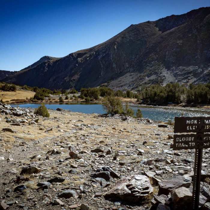 Mono Pass, elevation 10,599 feet. Near Bloody Canyon Trail