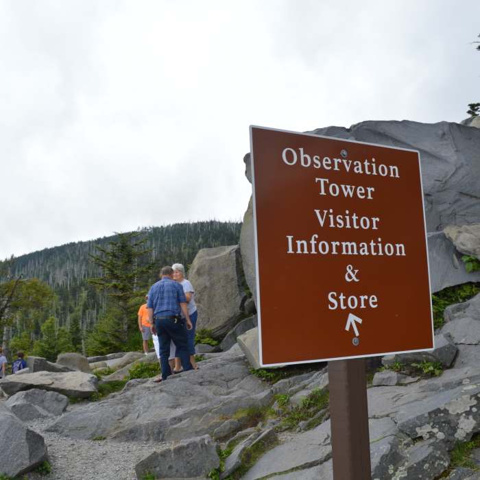 Even if you are unable to hike the trail, you'll enjoy the views at the base. Near Kuwohi Observation Tower Trail