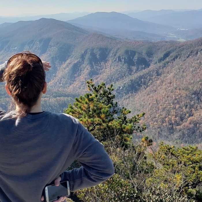 Near Hawksbill Mountain Trail