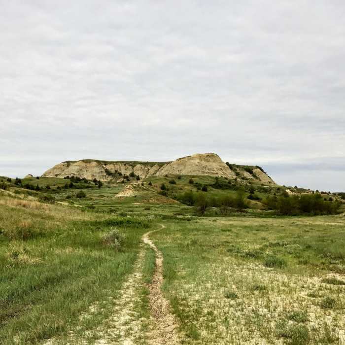 Near Devils Pass via the Maah Daah Hey Trail Near Devils Pass via the Maah Daah Hey Trail