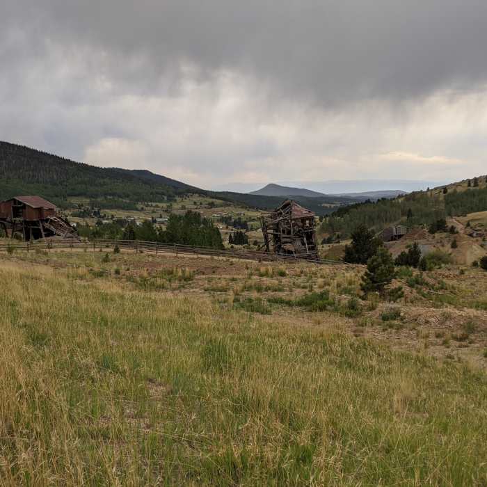 View over valley. Near Vindicator Valley Trail