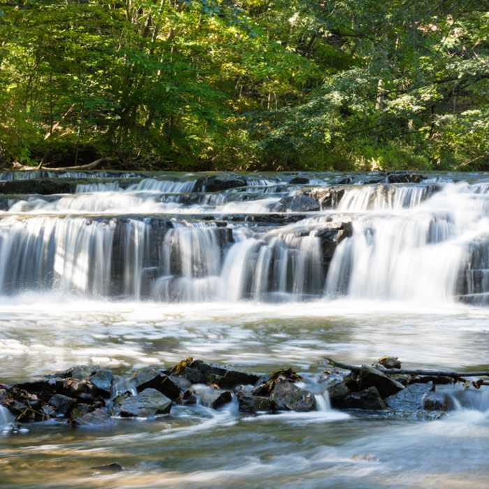 Postcard Falls in Corbits Glen. Near Corbett's Glen